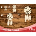thumbnail image 3 of Unfinished Wood Dreamcatcher Shape 24" / 3/4", 3 of 3