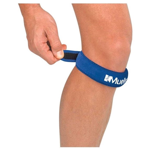 Mueller Jumpers Knee Strap - Blue Support for Knee Pain Relief