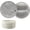 Gray White, variant on Kerixi Marble Salt Cellar with Two Compartments Salt Box with Swivel Lid for Storing (Gray white)