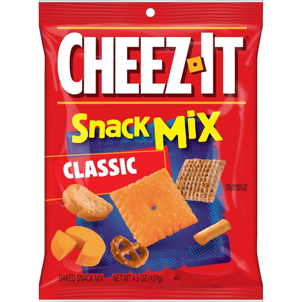 Cheez It Original Snack Mix, 4.5 Ounce -- 6 per Case.
