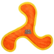 DuraForce - Boomerang - Durable Woven Fiber - Squeakers - Multiple Layers. Made Durable, Strong & Tough. Interactive Play (Tug, Toss & Fetch). Machine Washable & Floats