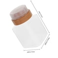 thumbnail image 2 of HOOWIFFY 4Pcs Reusable Transparent Plastic Honey Jars with Lid Versatile Sauce Containers, 2 of 7