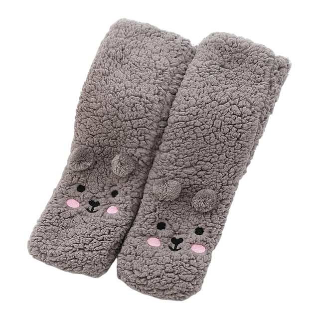Calcetines Gruesos Zulema Cálido y acogedor Gris 39cm