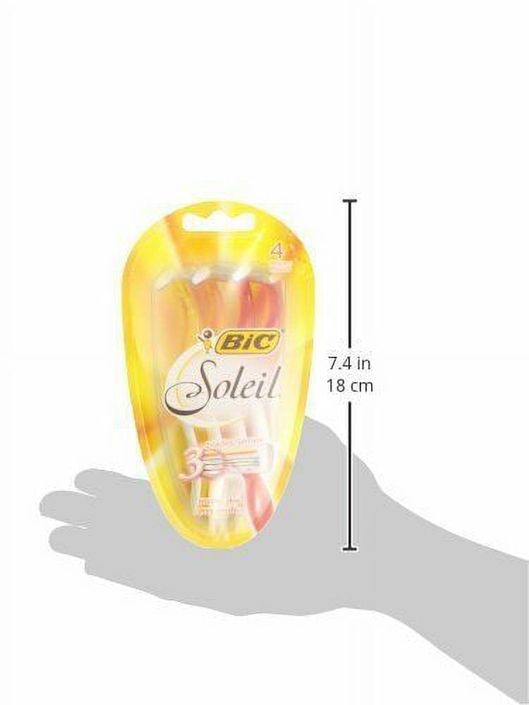 BIC Soleil Disposable Razor, Women, 4-Count Pack of 6