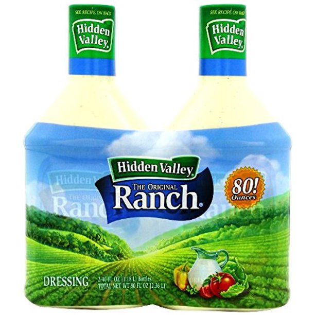 Hidden Valley The Original Ranch Dressing, 40 Ounce, Pack of 2
