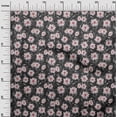 thumbnail image 3 of oneOone Cotton Poplin Dark Green Fabric Floral Retro Craft Projects Decor Fabric Printed By The Yard 56 Inch Wide, 3 of 5