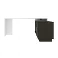thumbnail image 4 of Bestar 115855-001732 72 in. Equinox L-Shaped Office Desk, White & Deep Gray, 4 of 13