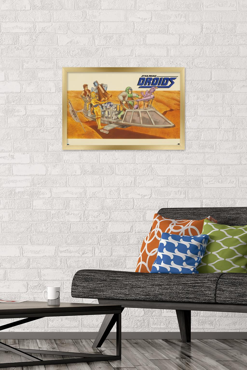 Star Wars: Droids - Desert Wall Poster, 14.725" x 22.375", Framed