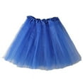 thumbnail image 2 of gakvbuo Summer Women Et Layered Organza Lace Mini Skirt Blue, 2 of 2