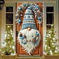 thumbnail image 4 of Christmas Door Cover Decoration Merry Christmas Gnome Door Hanging Banner Backdrop Red Hat Door Cover Winter Xmas New Year Decor, 35.43x70.86in, 4 of 6
