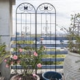 thumbnail image 6 of 86" H - 4 pcs Heavy-duty Garden Trellis  Metal Rustproof Climbing Plant Supports Easy Assembly, 6 of 8