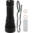 thumbnail image 4 of Diving Flashlight 3000 Lumen Diving Light, IPX8 Waterproof Snorkeling Light Rechargeable, 5 Modes Submarine Flashlight, Professional Underwater LED Flashlight for Deep Sea Cave, Diving, 4 of 8