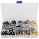 thumbnail image 1 of Kit de herramientas para ojales, ojales, ojales huecos en caja, etiquetas, clavos, botones, herrajes KQ‑204 de 12 mm, 1 of 14