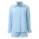 thumbnail image 3 of MKLEKYY Pantalones Cortos Para Mujer, Traje Informal De Moda De Vacaciones Para Mujer, Pantalones Cortos De Verano De Color Sólido Y Camisa, Conjuntos De Dos Piezas, Camisa De Solapa, Trajes Sexys, 3 of 4