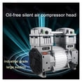 thumbnail image 2 of 1200W/1500W Portable Air Compressor For Dental Woodworking Home Repair Low Noise Oil-free Air Compressor Powerful Copper Motor ,Outstanding Oil Inlet System, 2 of 4