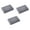 Gray, variant on ACDANC 3Pcs Soap Dish,Silicone Rubber Travel Soap Case,Simplified Diversion Soap Saver,5"X4"X1"