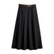 thumbnail image 2 of HongQid Skirts for Women Long Midi Length Casual Dressy Work A Line Pleated Skirt for Party Holiday, 2 of 3