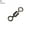 #6, variant on UDIYO 50Pcs #2-#10 Ball Bearing Swivel Solid Rings Fishing Connector Fishing Hooks