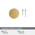 thumbnail image 4 of Amerock Balata 1-1/8 inch (29mm) Diameter Champagne Bronze Cabinet Knob, 4 of 6