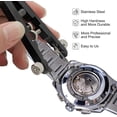 thumbnail image 2 of Watch Spring Bar Plier Tool Set Watchband Pliers with 10 Pins,Watch Wrist Ban Repair Remove Tool,Spring Plier Tweezer,Removal Tool for Watch Pin Strap Band Watch Link-Balck, 2 of 6