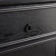 thumbnail image 5 of Leumius Modern Farmhouse 6 Drawer Dresser,Wooden Chest of Drawers with 6 Storage Drawers for Bedroom,Black, 5 of 9