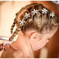 thumbnail image 2 of 10 pinzas para el pelo con forma de flor y perlas, pinzas para el pelo con forma de perla, pinzas para el pelo para mujeres y niñas, 2 of 5