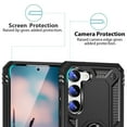 thumbnail image 6 of TJS for Samsung Galaxy S23 Plus Phone Case, Impact Resistant Metal Ring Magnetic Support Kickstand Drop Protector Cover for Galaxy S23 Plus (Black), 6 of 6