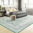 thumbnail image 3 of Ultrug Vintage Floral Rugs Soft Boho Area Rug Indoor Carpet for Living Room Bedroom Home Decor,6'x9',Light Green, 3 of 7