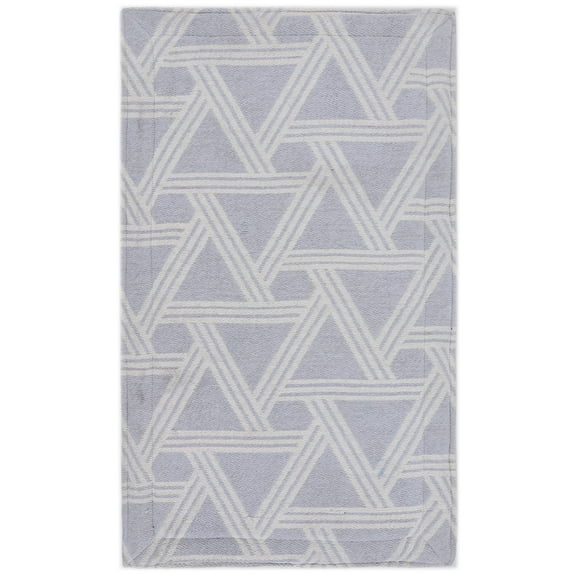 Rugsmith Light Grey Machine Woven Eno Anti-Fatigue Kitchen Mat, 20" x 36"