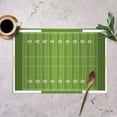 thumbnail image 2 of Football Field Placemats for Kitchen Dining Table Set of 4 A Grass Textured American Linen Washable Heat Resistant Place Mats, 2 of 3