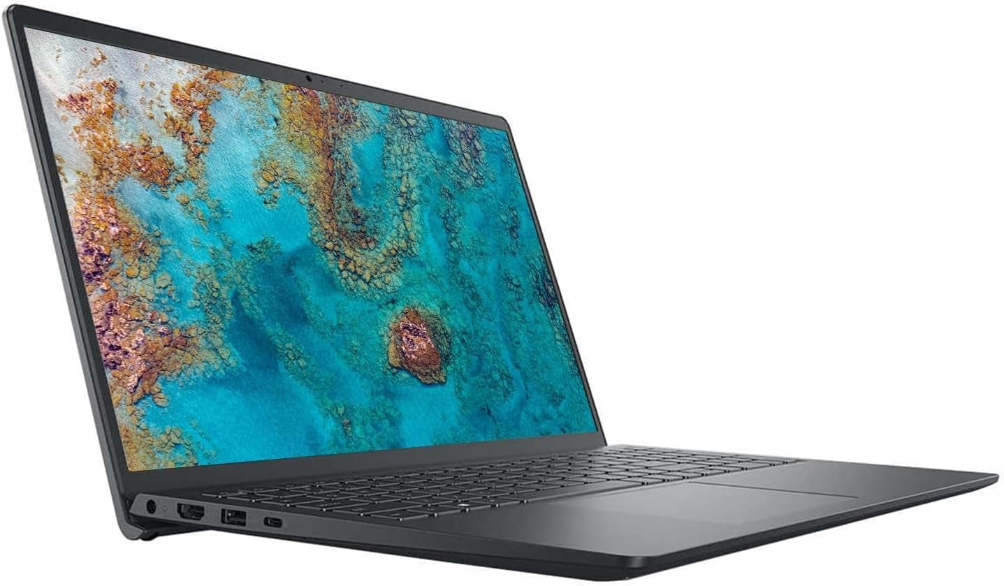 Dell LDC15250 15.6 inch FHD Touchscreen Laptop, Intel Core i7-1355U, 16GB DDR4 RAM, 1TB SSD, Intel UHD Graphics, Copilot AI, Windows 11 Home in S Mode, Carbon Black with Tigology Accessories