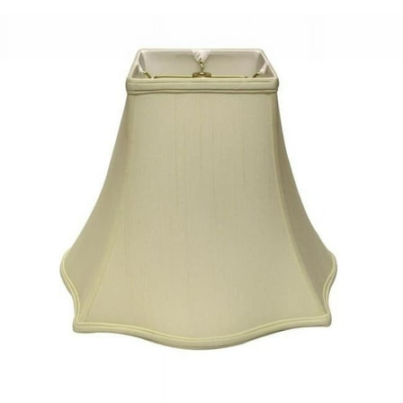 10 in. Premium Square Monay Shantung Lampshade, Ivory