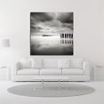 thumbnail image 2 of 14" x 14" The Gathering by Wilco Dragt - Wall Art Print on Canvas Fabric Gray, 2 of 3