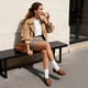 thumbnail image 2 of Mocasines DREAM PAIRS Penny Loafers Moda y Comodidad Marrón para Mujer, 2 of 7