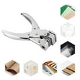 thumbnail image 5 of T Slot Shape Hole Punch Steel Handheld Hanger Airplane Hole Punch Butterfly T-Hook Clamp Pliers Cutter ID Punching Plastic Cardboard Badge Label for DIY Handmade Crafts Utensils (T Hole Punch), 5 of 11