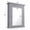 Gray, variant on ALPULON Wall Mounted Bathroom Mirror Cabinet with Flip Open Door and Height Adjustable Shelf for Vertical Storage, Black
