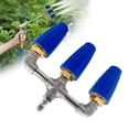 thumbnail image 1 of Dusknt Under $5 Rotating Nozzle Three Nozzle High Pressure Cleaning Machine Blue Copper, Clearance Sales Today! Deals Prime!, 1 of 8