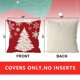 thumbnail image 2 of Fundas de lino con estampado navideño, fundas de almohada decorativas, 45x45cm, 4 Uds., 2 of 9