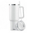 thumbnail image 1 of Vaso  Bloosom Térmico De 40oz Acero Inoxidable Blanco, 1 of 4