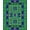 Green, Pattern 3, variant on ODIKA 4'x6' Machine Washable Non-Slip Area Rug, Molecular Chain Linked Hexagon Scientific Design High Traffic Rug, Blue, 185979