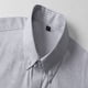 thumbnail image 4 of Blusa y camisa de manga larga con cuello vuelto para hombre, color liso, bolsillos con rayas, solapa con botones, blusa de poliéster para hombre, 4 of 6