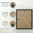 thumbnail image 3 of Langdon House 8x10 Black Picture Frame W/ Mat, 1 PK, Estate Tabletop Picture Frames, 3 of 7