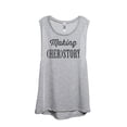 thumbnail image 1 of Thread Tank Making Herstory Women's Sleeveless Muscle Tank Top Sport Grey Small, 1 of 4