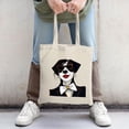 thumbnail image 2 of Stylish Canvas Tote Bag with Vibrant Orange and Pink Splash Design - Perfect for Shopping Travel and Parties, 2 of 4