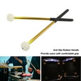 thumbnail image 4 of 2 Mazos De Timbales De Tambor, Baquetas De Percusión De Graves Antideslizantes De 32 Cm, Instrumento Aloy Body Lool Cabeza De Fieltro Para La Batería SNARE, 4 of 7