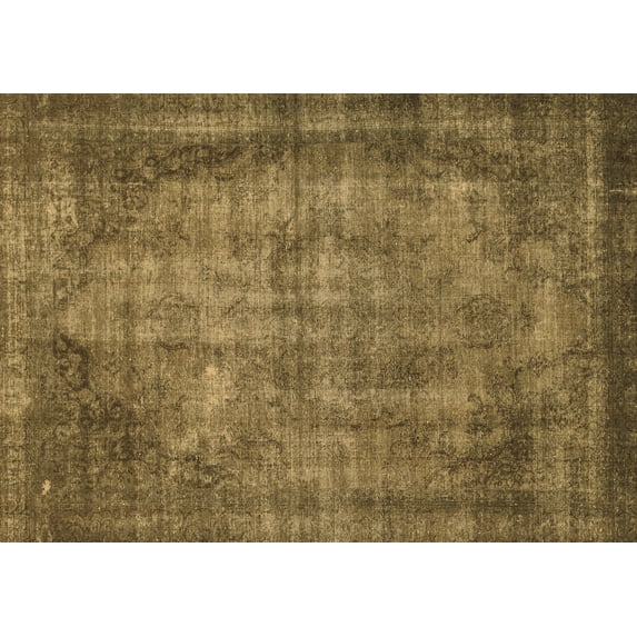 Ahgly Company Indoor Rectangle Abstract Brown Modern Area Rugs, 5' x 8'