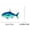 C, variant on SDJMa Fish Suncatcher, 2D Flat Acrylic Fish Ornament for Christmas Tree, Gifts for Ocean Animal Lovers