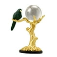 thumbnail image 1 of Escultura de Pájaros del Árbol Zulema Resina Verde 19x10x26.5cm, 1 of 5