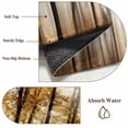 thumbnail image 6 of Round Area Rugs Collection 4 Ft, Yellow Forest Non-Slip Residential Carpet, Mysterious Tree Autumn Botanical Farmhouse Indoor Crawling Mats Runner Rugs for Living Room/Dining Room/Bedroom, 6 of 8