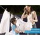 thumbnail image 4 of Clothesline Clothes 32ft Drying Rope Portable Travel Clothesline Adjustable for Indoor Outdoor Laundry Clothesline, Perfect Windproof Clothes Line, Ha, 4 of 5